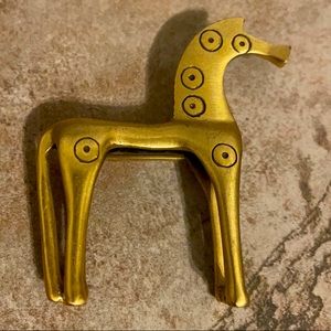 Vintage Getty Museum Greek Horse Brooch